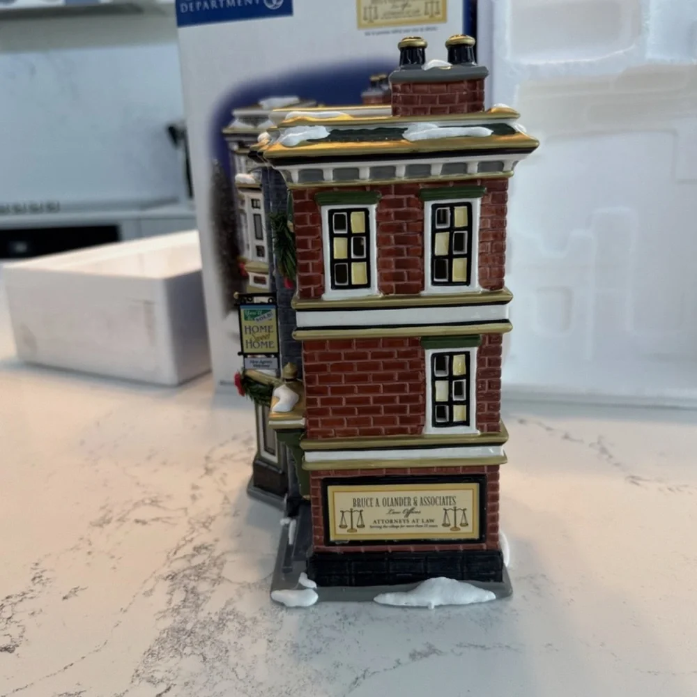 Department 56 Main Street Office Building Heritage Village Collection Retired - Picture 4 of 8